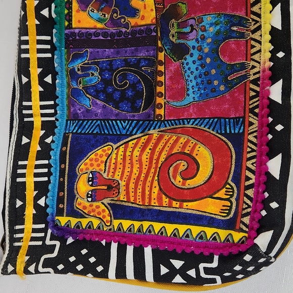 Laurel Burch Puppy Love bag. Size 13 X 9" - Picture 4 of 14